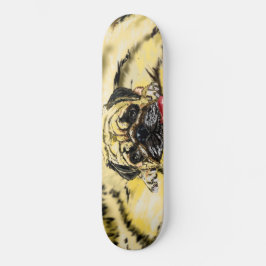 Funny SKateboard med Pug Hund