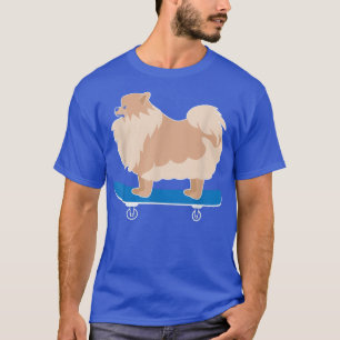 Funny Skateboarding Bassett Hound Hund Manar Boys T Shirt