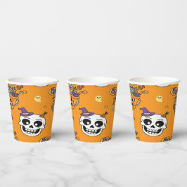 Funny Skeleton And Candy For Halloween
