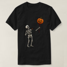 Funny Skeleton Arm Floating Pumpkin Balloon