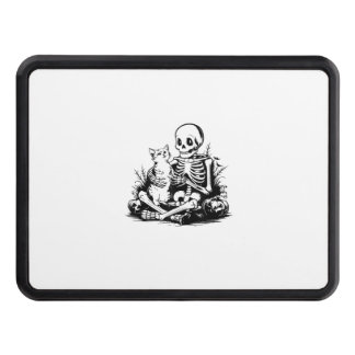 Funny Skeleton Cat Skull Kitty Cute Cat Goth Hallo Dragkroksskydd