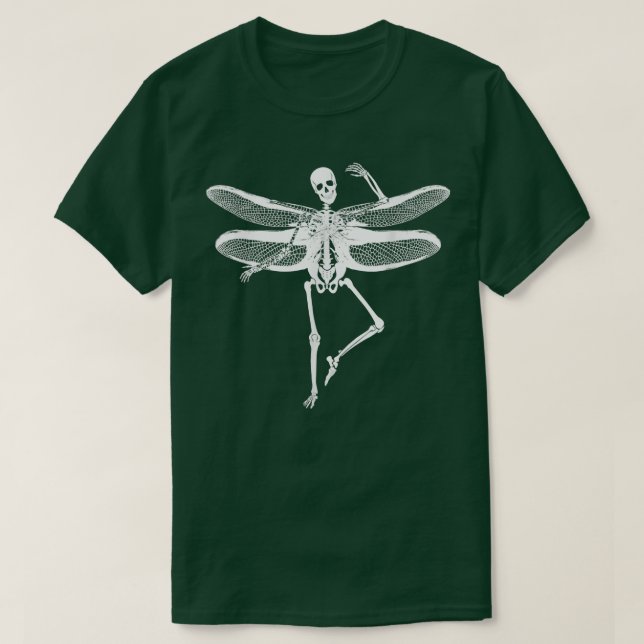 Funny Skeleton Fairy Grunge Fairycore Aesthetic  T Shirt (Design framsida)