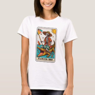 Funny Skeleton Florida Man T Shirt
