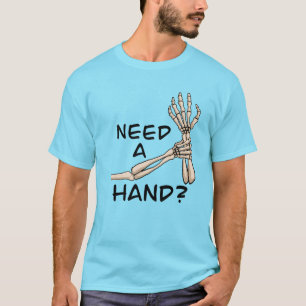 Funny Skeleton Händer T Shirt