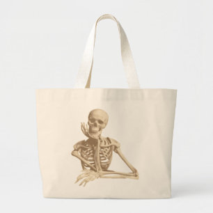 Funny Skeleton Jumbo Tygkasse