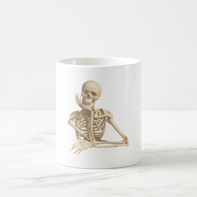 Funny Skeleton Kaffemugg (Center)