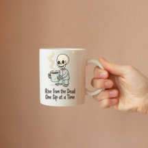 Funny Skeleton Morgon Mugg