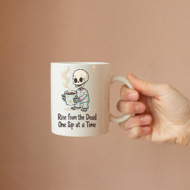 Funny Skeleton Morgon Mugg