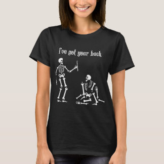 Funny Skeleton Shirt I Har din Back Chiropraktic T Shirt