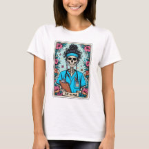 Funny Skeleton the Nurse Tarot