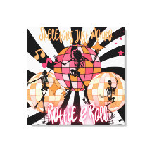 Funny Skeletons Just Wanna Rattle & Roll Stretched