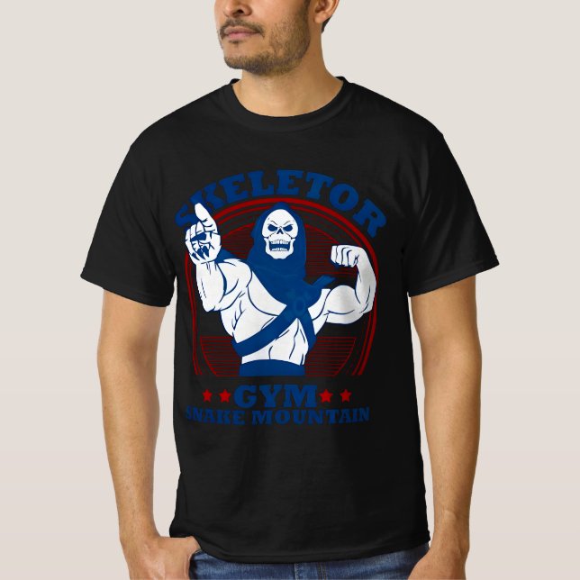 " Funny Skeletor " T Shirt (Framsida)