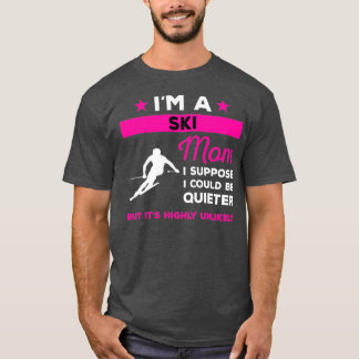 Funny Ski Mamma Gift T Shirt