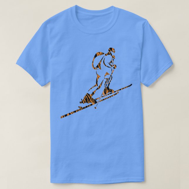 FUNNY Ski Mountaineering GIFT FÖR MAMMA PAPPA KIDS T Shirt (Design framsida)