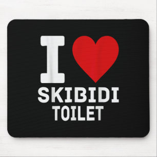 Funny Skibidi Meme I Kärlek Skibidi Toilet För man Musmatta