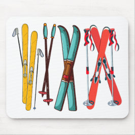 Funny Skiing Colorful Ski Skier Musmatta