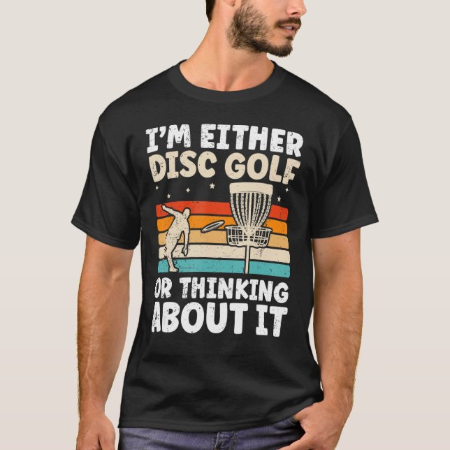 Funny skiva Golf Design for Disk Golfer Coola Disk T Shirt (Framsida)