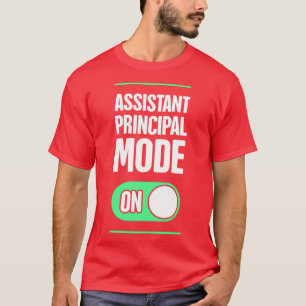 Funny skolassistent i läge t shirt