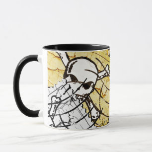 Funny Skull Frimärke Mugg