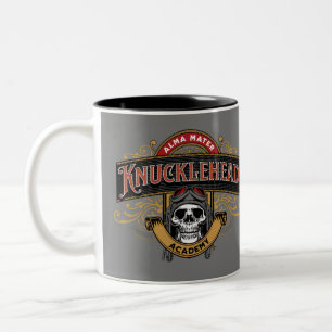Funny Skull Knucklehead Academy Två-Tonad Mugg