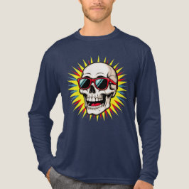 **Funny Skull With Sunglasses – Cartoon Laughing S T Shirt