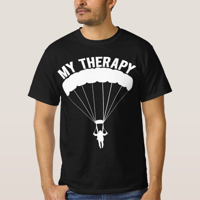 Funny Skydive Sayings, Parachuting Gift, Skydiver  T Shirt (Framsida)