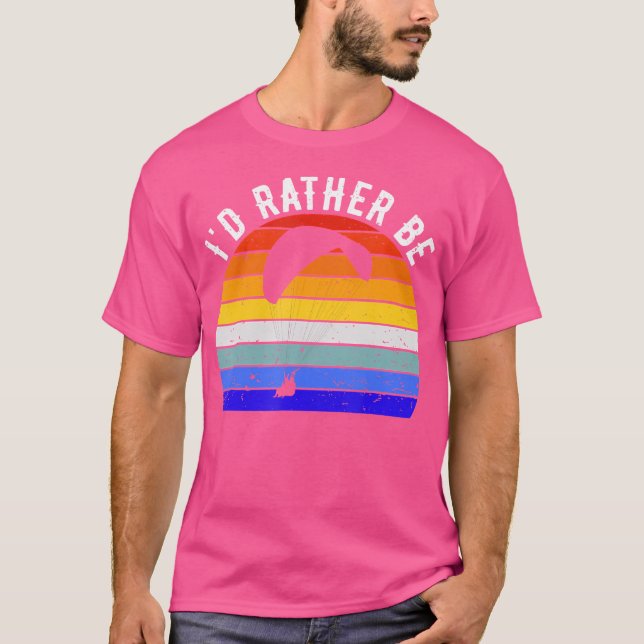 Funny Skydiver Paragliding Fallskärm Skydiving T Shirt (Framsida)