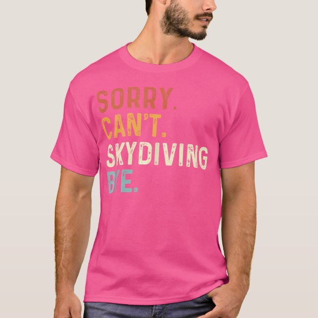 Funny Skydiving Älskare För manar Wokydiving T Shirt (Framsida)