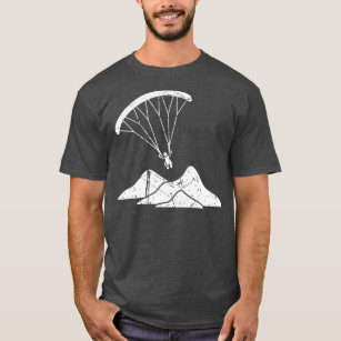 Funny Skydiving Skydiver Silhouette Paragliding T Shirt