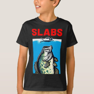 Funny Slab Berömd Shark Movie Parody Slabs Crappie T Shirt