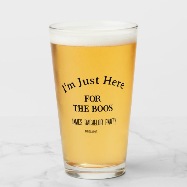 Funny Slogan Bachelor Bachelorette Bröllopsfest Glaskopp (Framsida fylld)