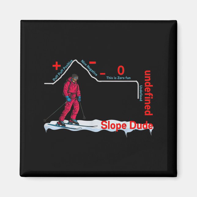 Funny Slope Dude Algebra Geometry Middle School Ma Magnet (Framsidan)