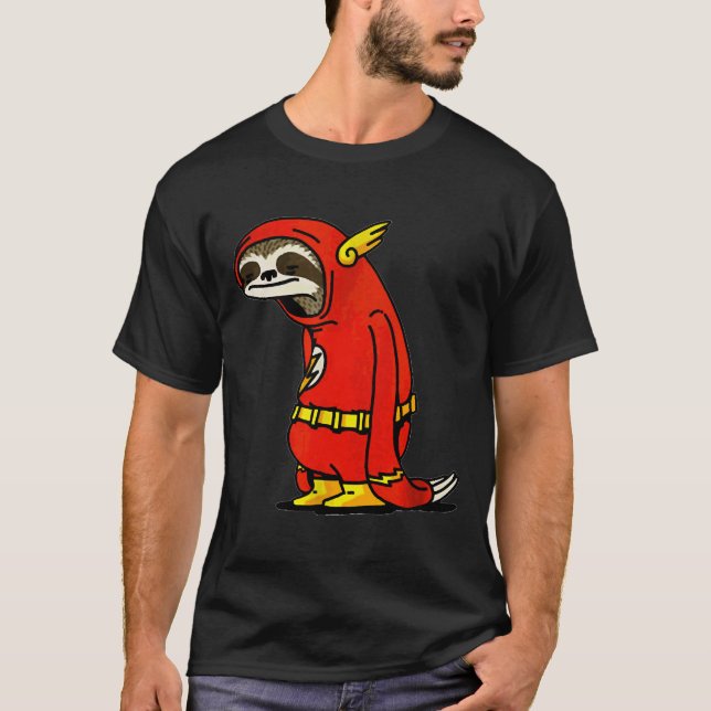 Funny Sloth 2 T Shirt (Framsida)