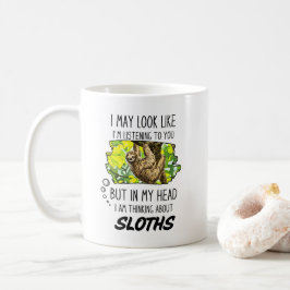 Funny Sloth Älskare Mugg