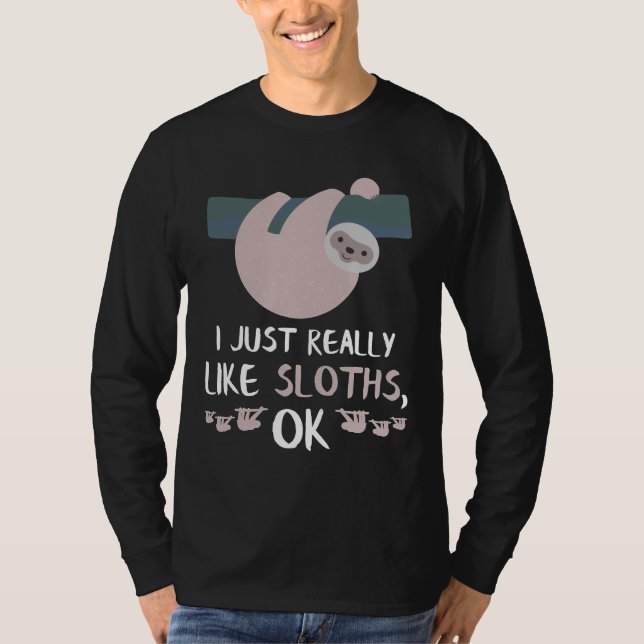 Funny Sloth Animal Sloth Sloth Sloth T Shirt (Framsida)