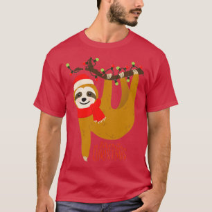 FUNNY SLOTH CHRISTMAS GIFT T SHIRT