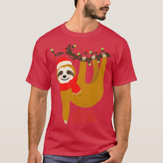 FUNNY SLOTH CHRISTMAS GIFT T SHIRT