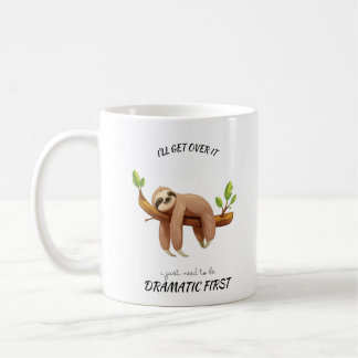 Funny Sloth Coffee Mug – "Slow Coffee, Happy Vibes Kaffemugg