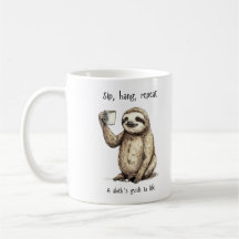 Funny Sloth Coffee Mugg