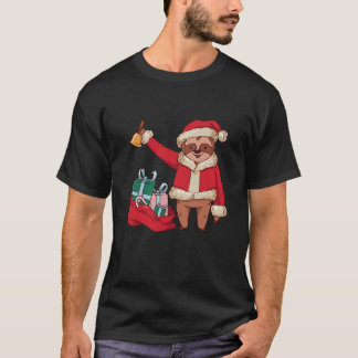 Funny Sloth Jultomten jul Manar Women Boys G T Shirt