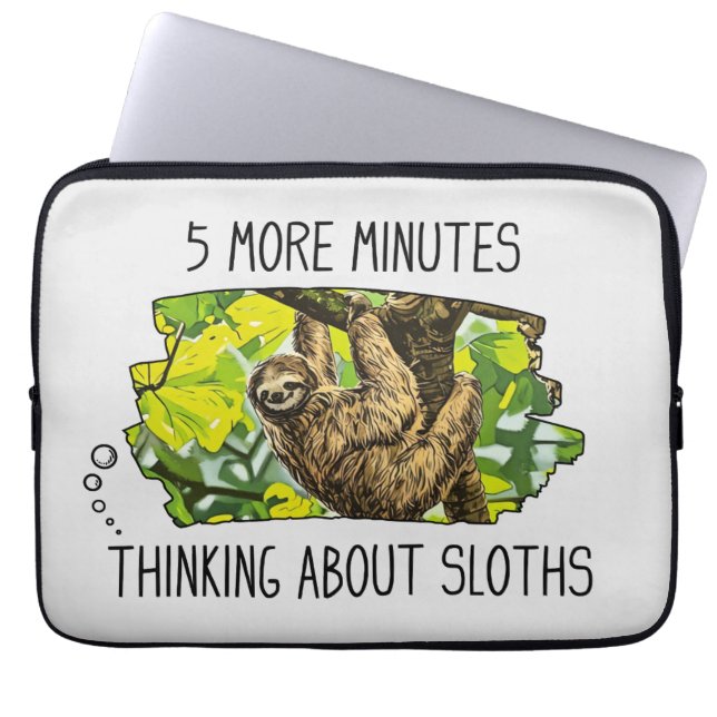 Funny Sloth Laptop sleeve (Framsidan)