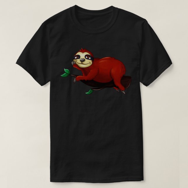 Funny Sloth Laziness Chill T Shirt (Design framsida)