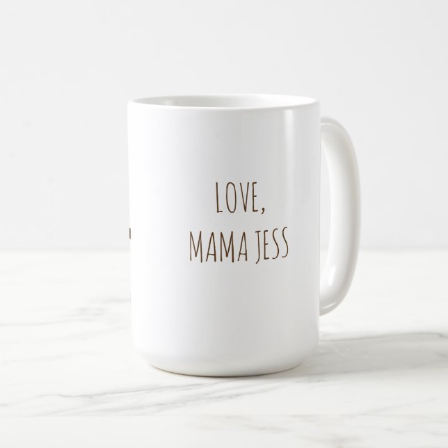 Funny Sloth Mamma "Nap like a Sloth" Cute Mamma Gi Kaffemugg (Framsida höger)