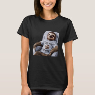 Funny Sloth Mode Activated Design for Sloth Älskar T Shirt