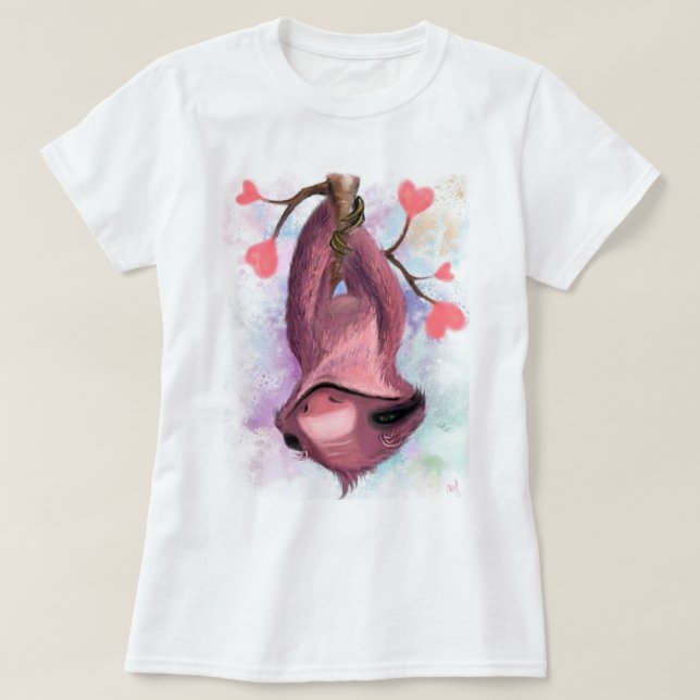 Funny Sloth T-Shirt (Design framsida)