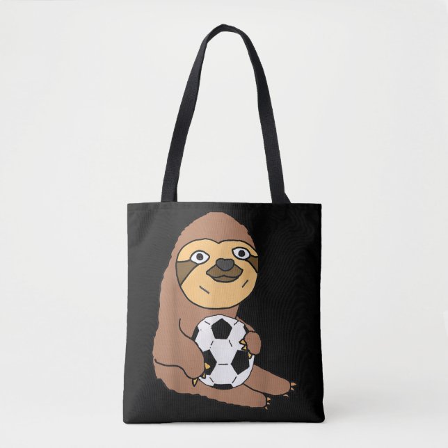 Funny Sloth-uppspelare Tygkasse (Framsida)