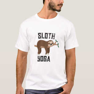 Funny Sloth Yoga T-Shirt - Unik Animal Yoga Tee