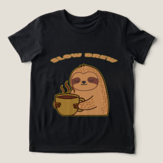 Funny Slow Brew Sloth Shirt T