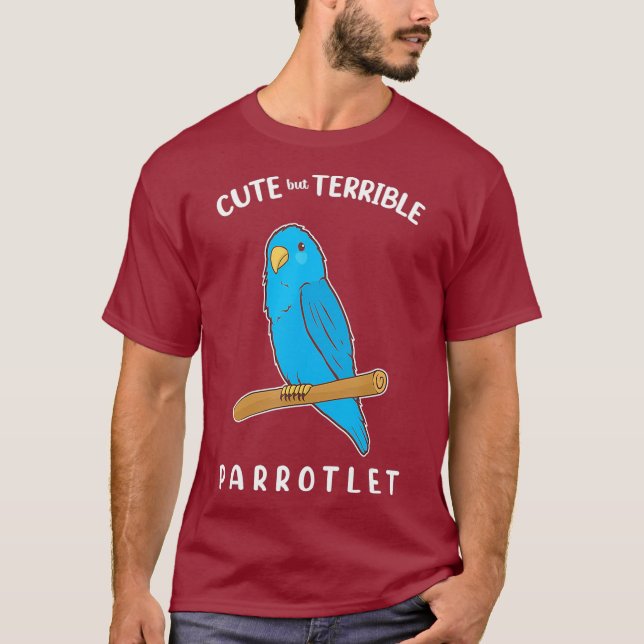 Funny Small Parrot Owner Parrotlet T Shirt (Framsida)