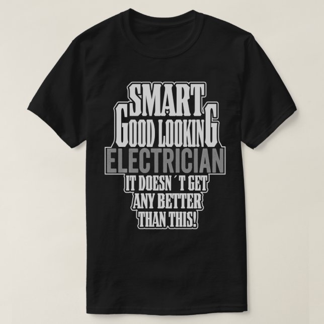 Funny Smart Bra Tittar Electrical Manar i arbetsut T Shirt (Design framsida)